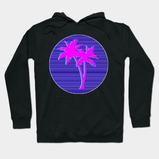 Vapor Wave Palm Trees Hoodie